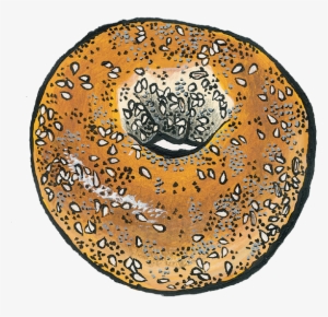 Detroit St - - Bagel Illustration Png #1031070