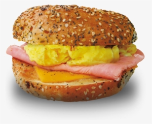 Breakfast Bagels Original Ferrell - Ham Cheese Egg Bagel #1031086