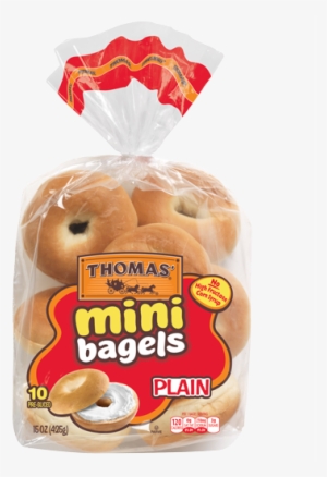 Thomas Plain Mini Bagels Product - Thomas Mini Blueberry Bagels #1031174