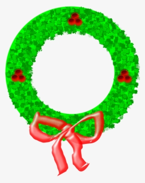 Christmas Wreath Free Vector - Christmas Parol Clip Art #1031334