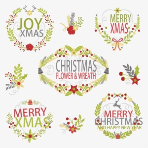 Floral Design Flower Christmas Wreath Euclidean Romantic - Christmas Day #1031378