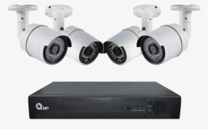Kit De 4 Camaras De Videovigilancia - Qian Camaras #1031381