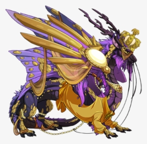 Valkrath Looks Like He's Rolled Around In Some Gold - Draw A Dragon #1031740