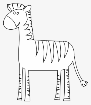 Colorful Animal Zebra Black White Line Art 999px 95 - Coloring Book #1032290