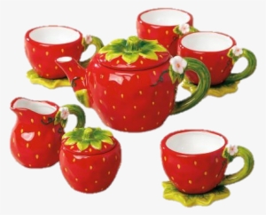 Strawberry Tea Set #1032323