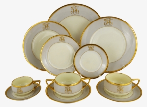 Art Deco Dinner Service - Dinner Plate Sets Png #1032710