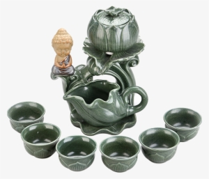 Yang Yang Semi-automatic Kung Fu Tea Set Home Ceramic - Ceramic Knife #1033430