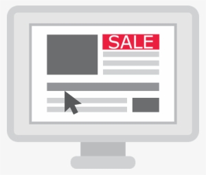 Sale Banner On Computer - Computer #1033781