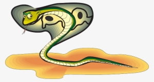 Head, Snake, Sand, Cartoon, Cobra, Raised, Art, Hissing - Cobra Cartoon Png #1034130