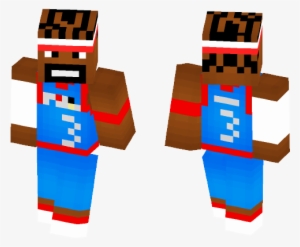 Install Allen Iverson [76ers Alternate] Skin Instruction - Minecraft Plague Doctor Skin #1034171