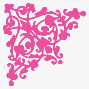 Damask Clipart Pink Damask - Damask Corner #1034611