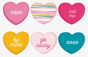 Candy Heart Illustrations #1034935