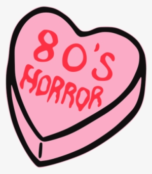 80s Horror Candy Heart Sticker - Computer File #1035009