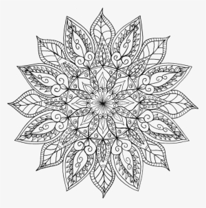 Mandala Png Pic - Floral Mandalas #1035274