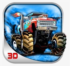 Visit - Red Blue Monster Truck Wall Sticker Transport Wall #1035501