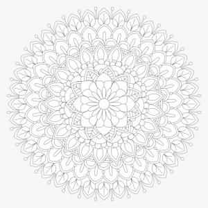 Mandala Vector Tattoo Perfect Cards For Any Other Kind - Sad Face Flower #1035726
