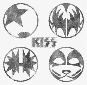 Kiss Paint Circles Men's Ringer T-shirt - Kiss Womens Paint Circles T-shirt #1036293