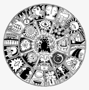 Bleed Area May Not Be Visible - Cat Mandala In Black And White Sweatshirt T-shirt & #1036492