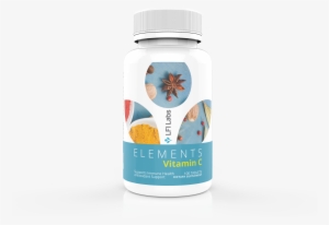 Elements Vitamin C Bottle - Lfi Labs Lfi Elements Vitamin C 500mg + Rose (pink) #1036493