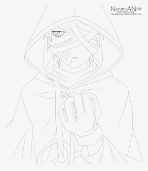 Akatsuki Drawing Obito - Line Art #1036520