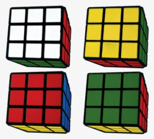 Picture Of Rubik's® Cube 3d Mini Eraser Set - Rubik's Cube #1036541