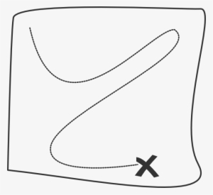 Road - Black And White Treasure Map Clipart #1036722