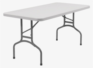6' Rectangular Table - Plastic Fold Up Table #1036772