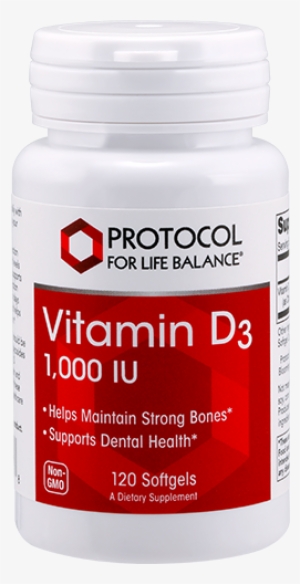 Vitamin D3, 1,000 Iu - Protocol For Life Balance - Cogumin Slcp 400 Mg. - #1036918