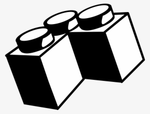 Open - Lego Clip Art Black And White #1036991