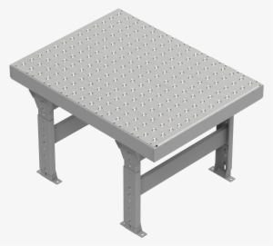 Shown With Optional Floor Supports - Ball Transfer Unit #1037110