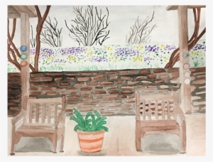 For This Project, We Created A Landscape - Outdoor Table #1037290