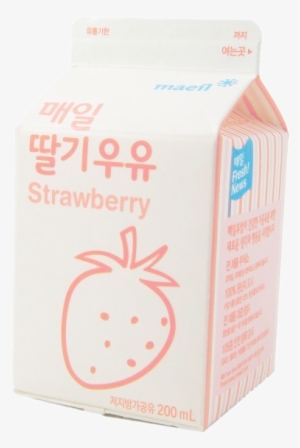 Png Free Stock Fresa Corean Pink Cart N Korean Rosa - Japanese Strawberry Milk Carton #1037342