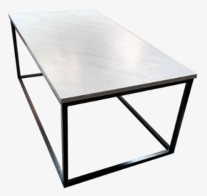 Floyd Black And White Rectangle Coffee Table - Marble #1037537