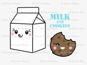 Kawaii Milk And Cookies - Walk A Mile In Her #1037562