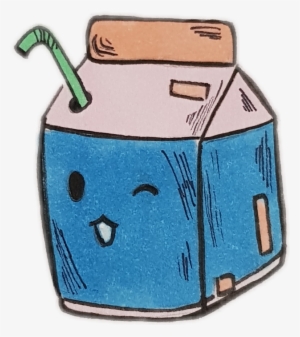Ftekawaii Kawaii Milk Milkcarton Sticker - Milk #1037832