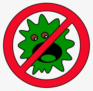 Computer, Stop, Green, Virus, Bug, Infection - Virus Clip Art #1038065