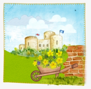 Kids Watercolor Scene Country 930906 - Watercolor Painting #1038436