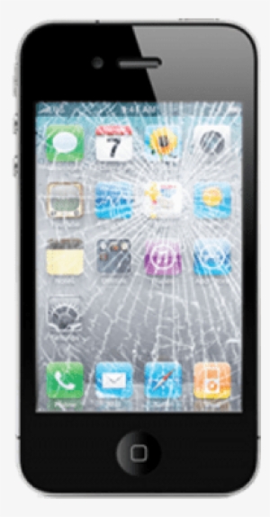 Iphone 4 Broken Screen - Apple Iphone 4 #1038558