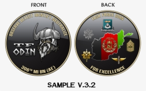 My First Challenge Coin Was About To Manifest In Black - 704th Military Intelligence Brigade #1038907