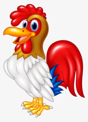 Rooster Vector Cute Cartoon - Rooster Cartoon Png #1039391