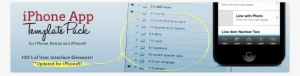 Iphone App Design Templates - Iphone #1039413