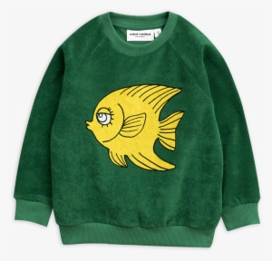 Fish Terry Sweatshirt - Long-sleeved T-shirt #1039474