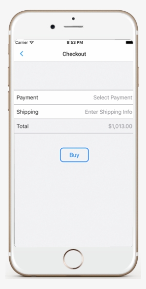 Ecommerce Ios App Template Stripe Payment Checkout - Iphone #1039475