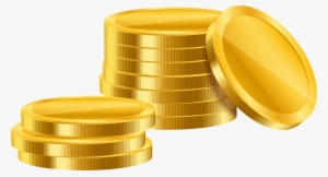 Gold Simple Coins Png Clipart - Portable Network Graphics #1039562