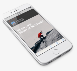 White Iphone Mockup Template - New Google #1039594