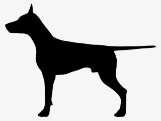 Doberman - Silueta De Perro Doberman #1039984
