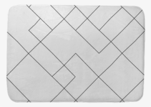 Geometric Simple Black And White Minimalistic Pattern, - Drawing #1040090