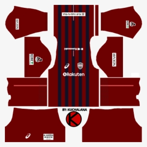 Vissel Kobe ヴィッセル神戸 Kits - Kit Italy Dream League Soccer 2018 #1040371