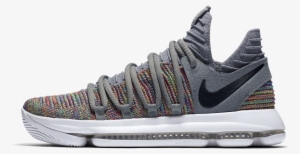 Clip Art Free Stock Nike Zoom Kdx Basketball Size Grey - Nike Zoom Kd 10 Multicolor #1040476