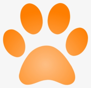 Tiger Paw Print - Tiger Paw Prints Clip Art #1040542